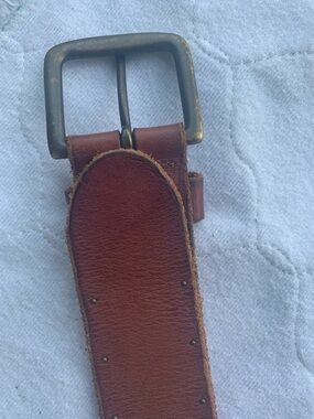 Leather Men's Belt in Brown - Classic Casual Style Lucky Brand size 36